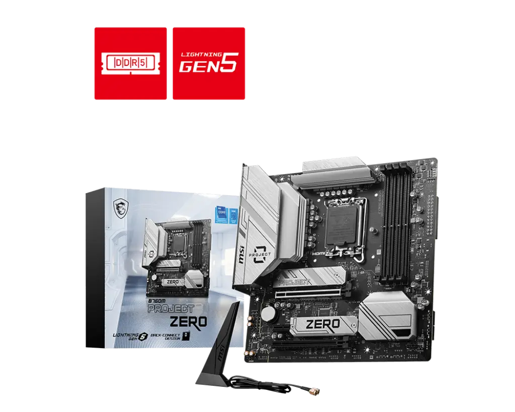 MSl B760M Projet Zero DDR5