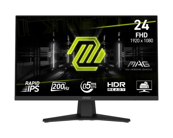 MSI MAG 244F  (24inch - 1080P - IPS - 200Hz - 0.5ms)