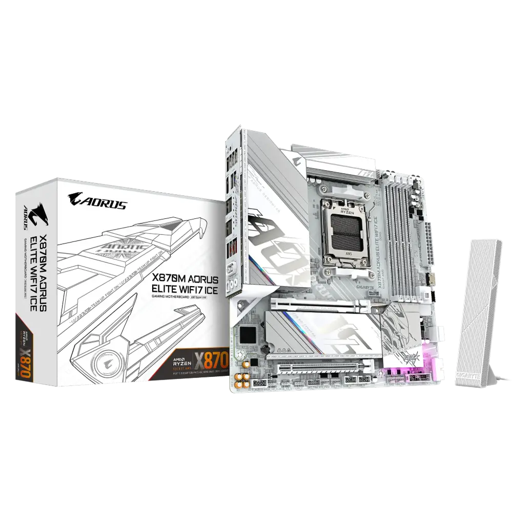 GIGABYTE X870M AORUS Elite WIFI7 ICE