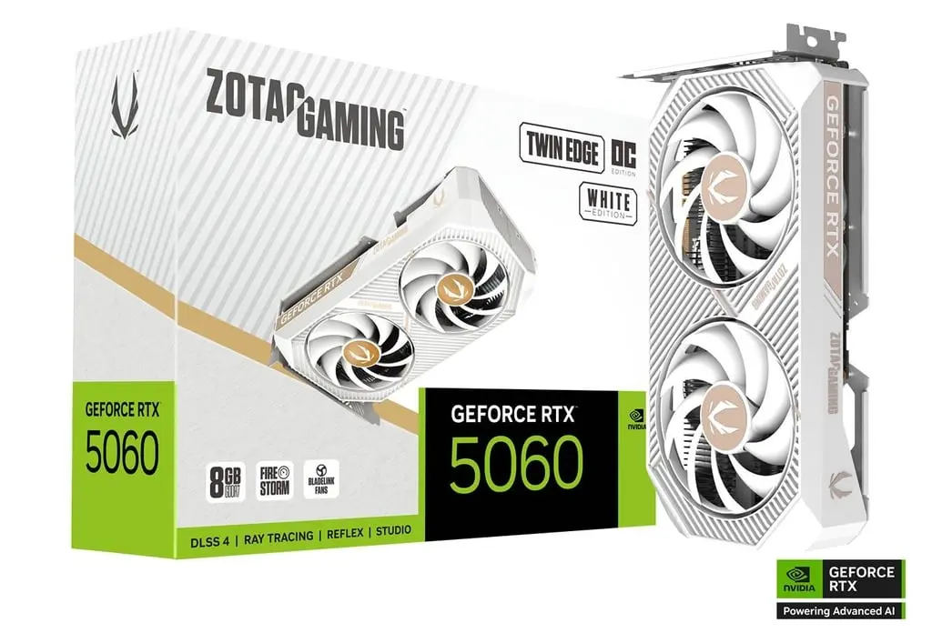 ZOTAC RTX 5060 8GB TwinEdge White