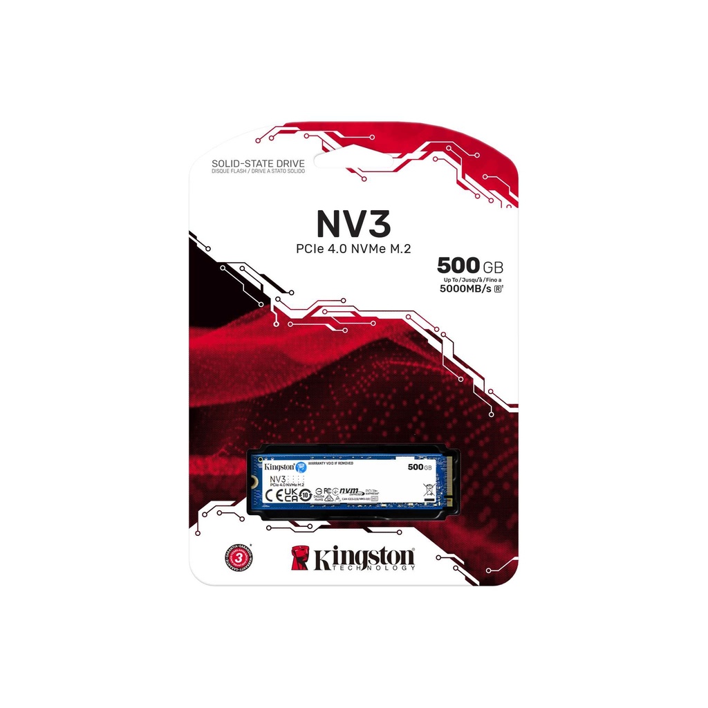 Kingston NV3 500GB NVMe 6000MB/s