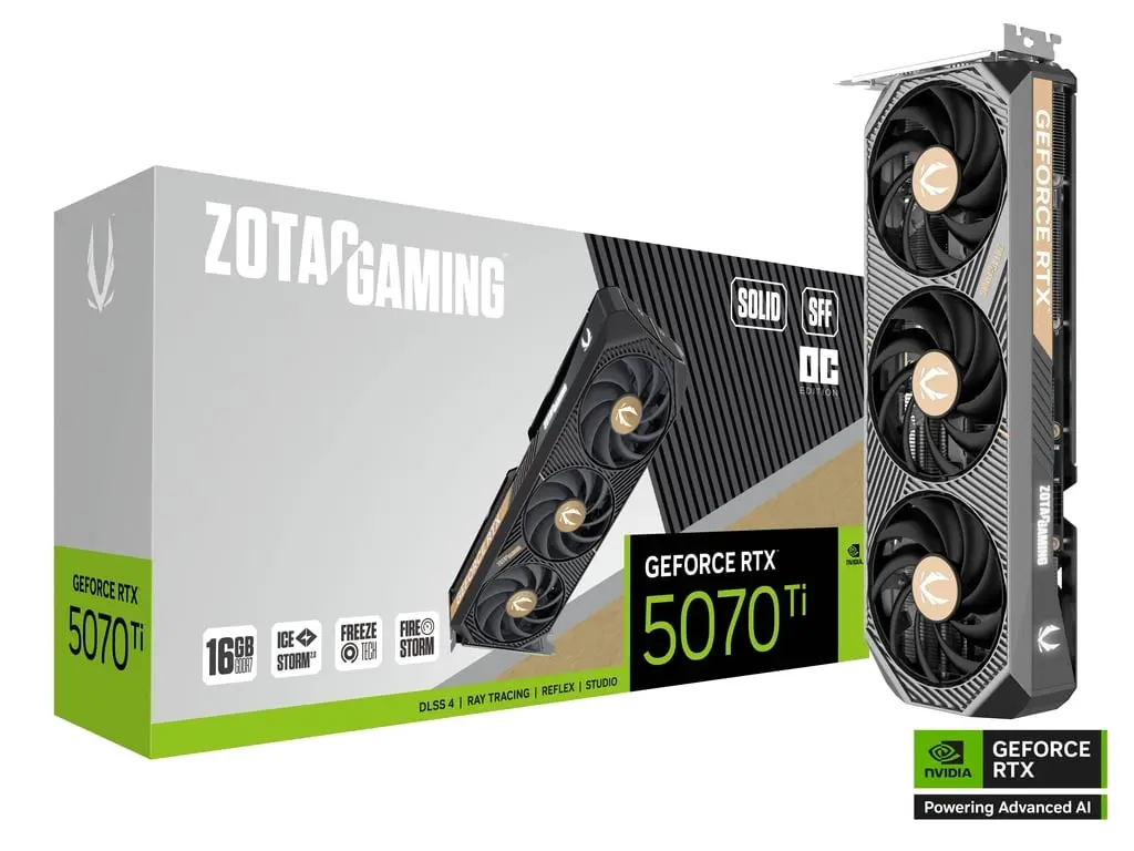 Zotac RTX 5070ti SOLID SFF OC