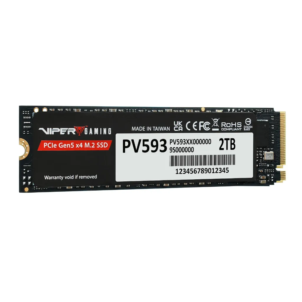 Patriot Viper PV593 2TB PCIe Gen5 x4 M.2 2280 SSD