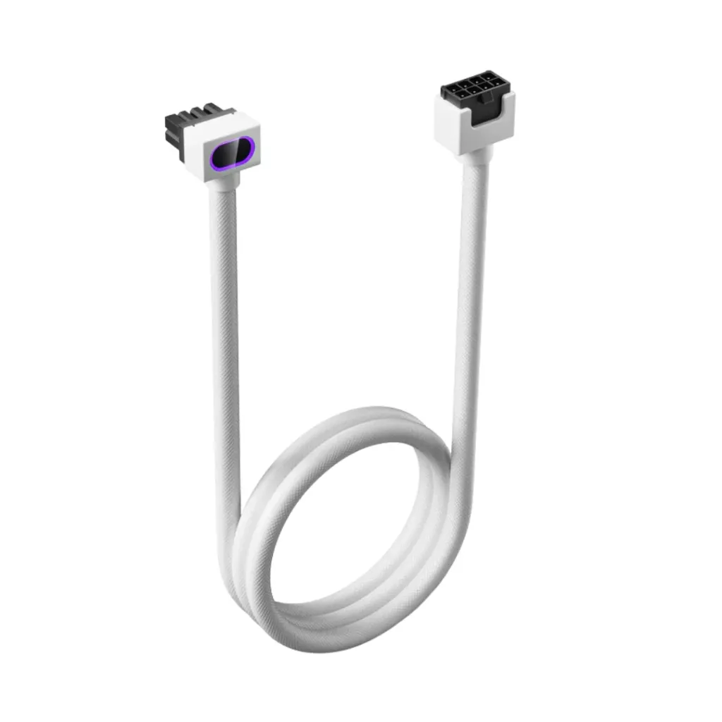 AsiaHorse Hydrus-8PIN GPU PSU Extension Cable ARGB Light (White)