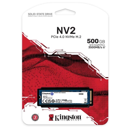 Kingston NV2 500GB NVMe 3500MB/s