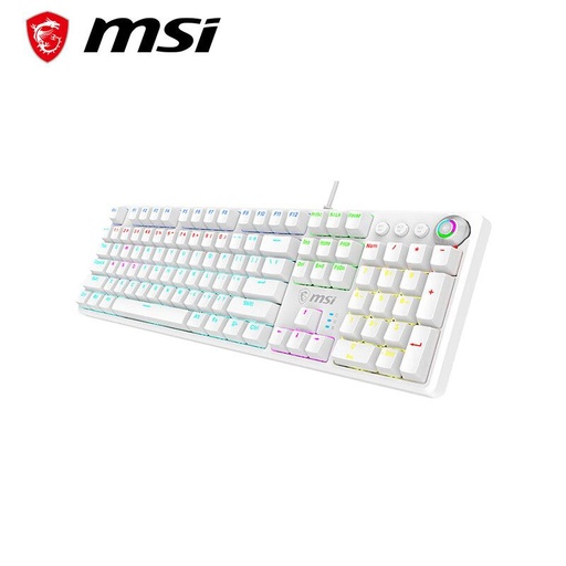 MSI VIGOR GK50z v2 White (Red Switches)