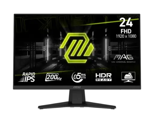 MSI MAG 244F  (24inch - 1080P - IPS - 200Hz - 0.5ms)